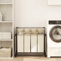 4 x cesto saco para roupa preto