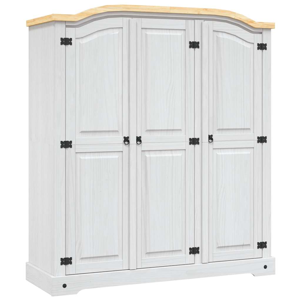 vidaXL Roupeiro Corona Range pinho mexicano com 3 portas