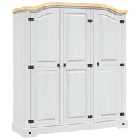 vidaXL Roupeiro Corona Range pinho mexicano com 3 portas