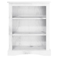 vidaXL Estante 3 prateleiras pinho mexicano Corona 81x29x100 cm branco