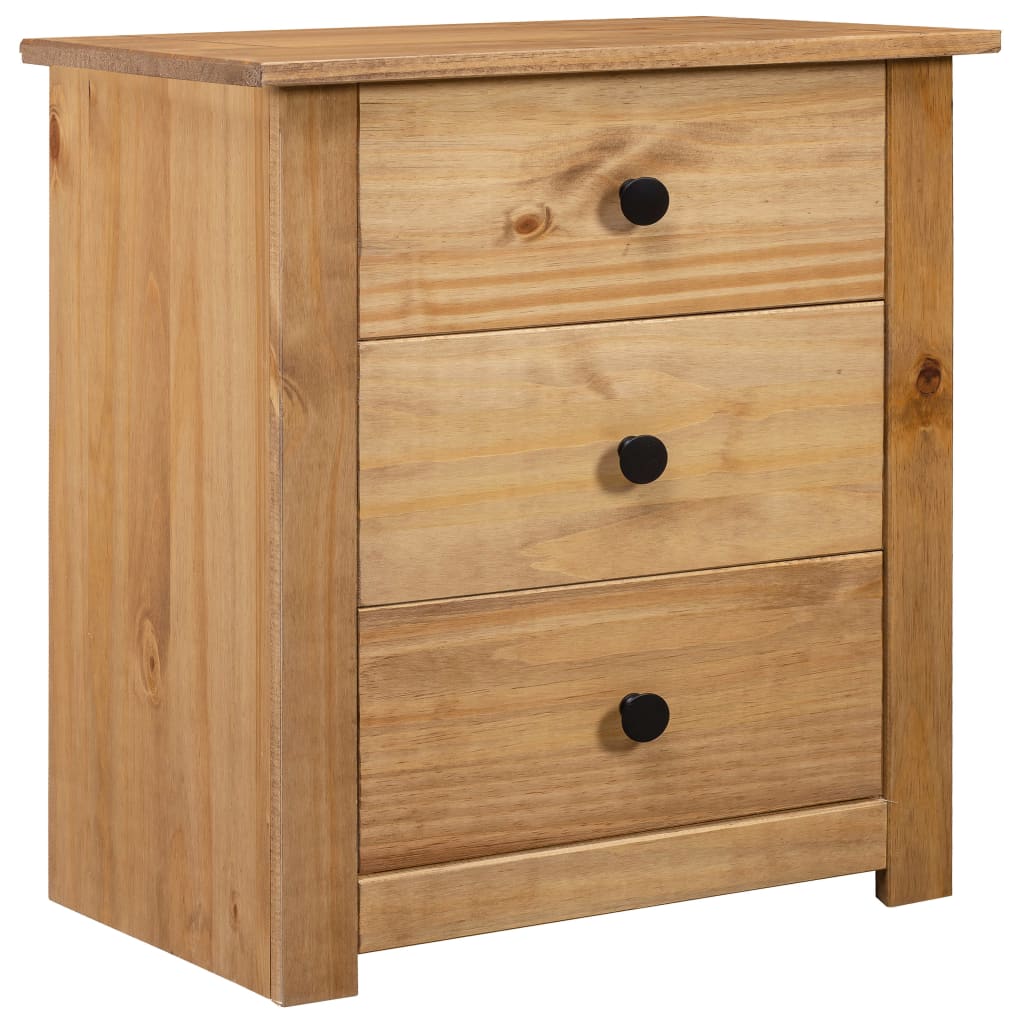 vidaXL Mesa de cabeceira 46x40x57 cm madeira de pinho panama