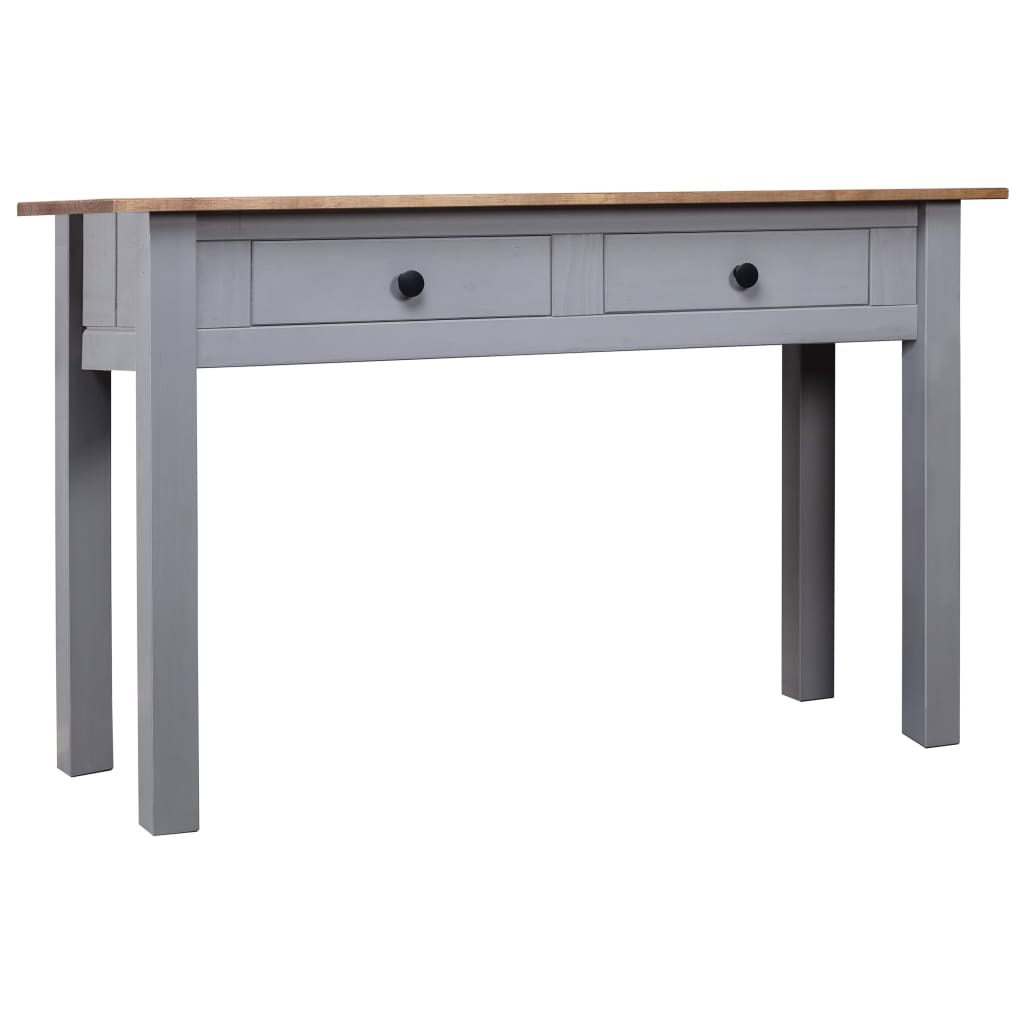 vidaXL Mesa consola 110x40x72 cm pinho maciço Panama