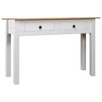 vidaXL Mesa consola 110x40x72 cm pinho maciço Panama