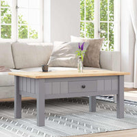vidaXL Mesa de centro 100x60x43,5 cm pinho maciço Panama