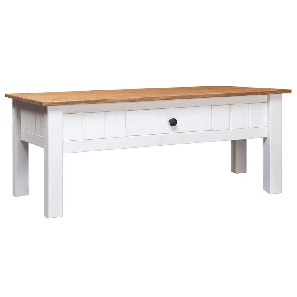 vidaXL Mesa de centro 100x60x43,5 cm pinho maciço Panama