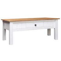 vidaXL Mesa de centro 100x60x43,5 cm pinho maciço Panama