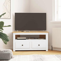 vidaXL Móvel de canto p/ TV 93x49x49 cm madeira de pinho maciça Panama