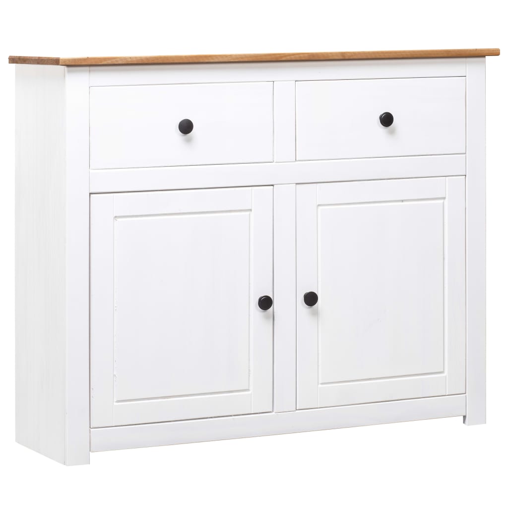 vidaXL Aparador 93x40x80 cm pinho maciço Panama
