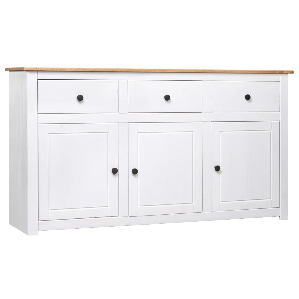 vidaXL Aparador 135x40x80 cm pinho maciço panama