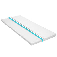 vidaXL Sobrecolchão 80x200 cm perfil estilo ovo em espuma fria 6 cm