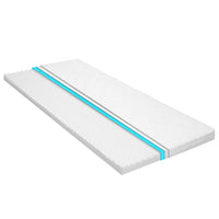 vidaXL Sobrecolchão 80x200 cm perfil estilo ovo em espuma fria 6 cm