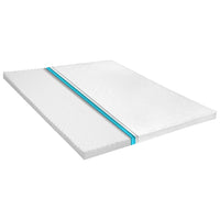 vidaXL Sobrecolchão 80x200 cm perfil estilo ovo em espuma fria 6 cm