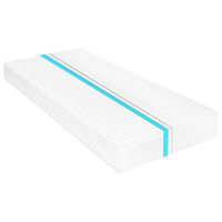 vidaXL Colchão 80x200 cm 7 zonas espuma PU 16 cm H2 H3