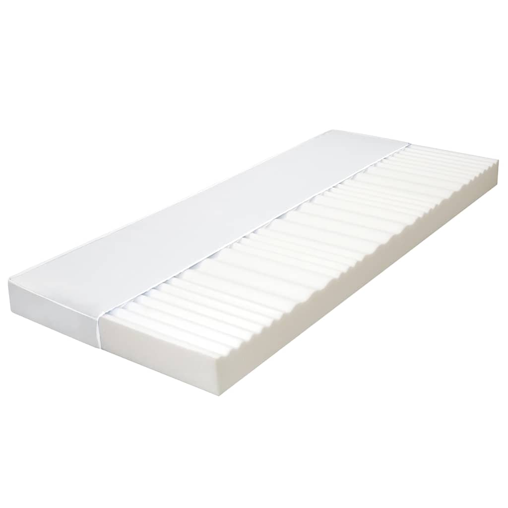 vidaXL Colchão 80x200 cm 7 zonas espuma PU 10 cm H2 H3