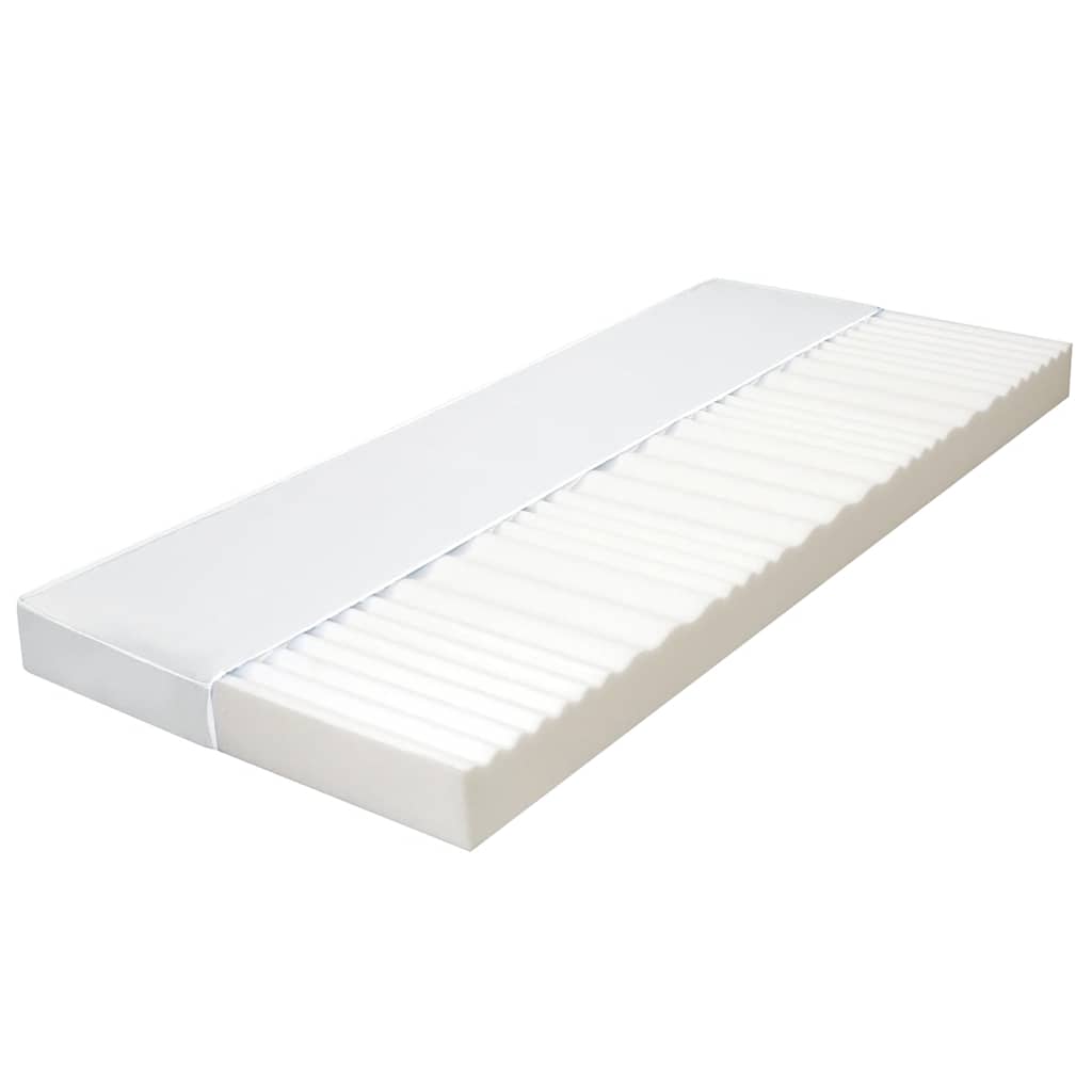 vidaXL Colchão 80x200 cm 7 zonas espuma PU 10 cm H2 H3