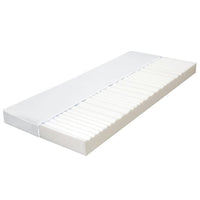 vidaXL Colchão 80x200 cm 7 zonas espuma PU 10 cm H2 H3