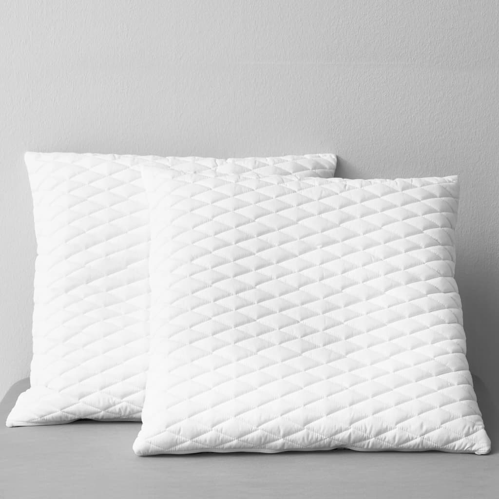 vidaXL Travesseiros 2 pcs 80x40x14 cm espuma de memória