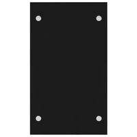 vidaXL Suporte para lenha 40x35x60 cm vidro preto