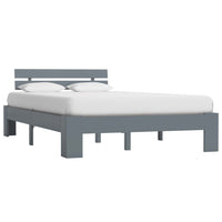 vidaXL Estrutura de cama 90x200 cm pinho maciço branco