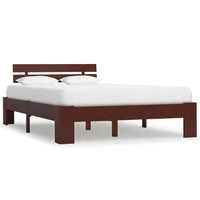 vidaXL Estrutura de cama 90x200 cm pinho maciço branco