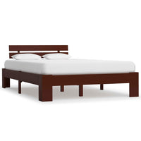 vidaXL Estrutura de cama 90x200 cm pinho maciço branco