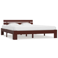 vidaXL Estrutura de cama 90x200 cm pinho maciço branco