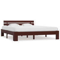 vidaXL Estrutura de cama 90x200 cm pinho maciço branco