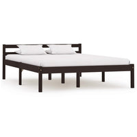 vidaXL Estrutura de cama 90x200 cm madeira pinho maciço branco