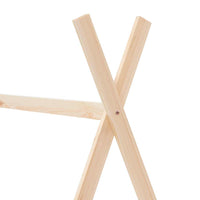 vidaXL Estrutura de cama p/ crianças 70x140 cm madeira de pinho maciça