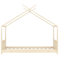 vidaXL Estrutura de cama p/ crianças 70x140 cm madeira de pinho maciça