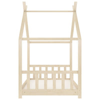 vidaXL Estrutura de cama p/ crianças 70x140 cm madeira de pinho maciça