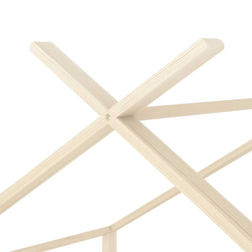 vidaXL Estrutura de cama p/ crianças 70x140 cm madeira de pinho maciça