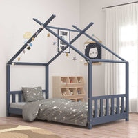 vidaXL Estrutura de cama p/ crianças 70x140 cm madeira de pinho maciça