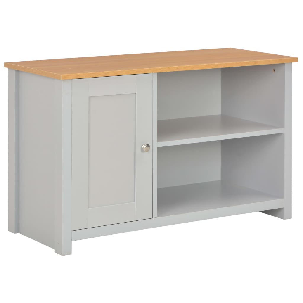 vidaXL Móvel de TV 95x39x58 cm cinzento