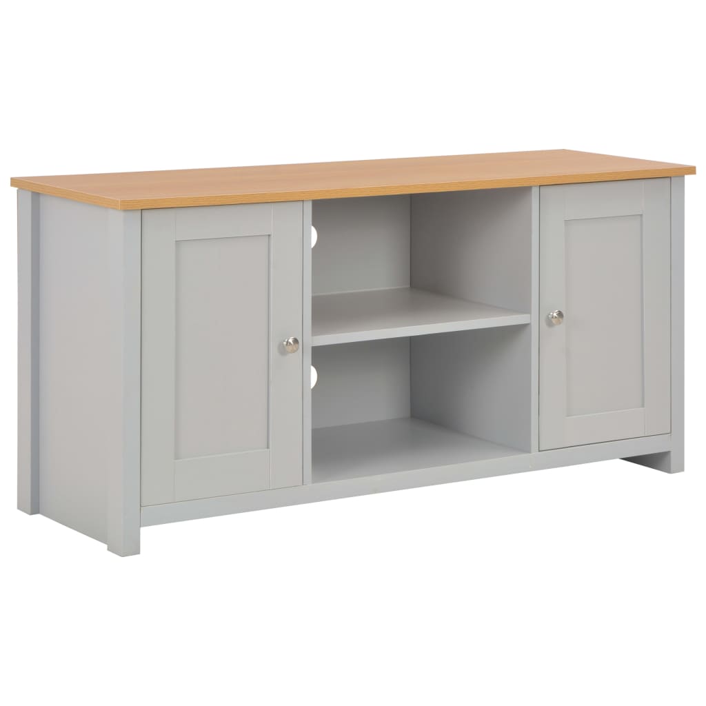 vidaXL Móvel de TV 95x39x58 cm cinzento