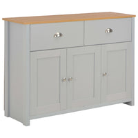vidaXL Aparador 79x35x81 cm cinzento