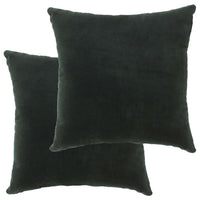 vidaXL Almofadões veludo de algodão 2 pcs 45x45 cm amarelo