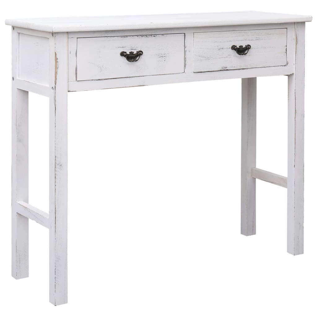 vidaXL Mesa consola 90x30x77 cm madeira cinzento
