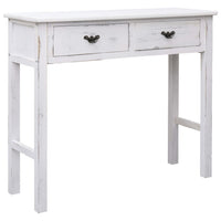 vidaXL Mesa consola 90x30x77 cm madeira cinzento