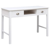 vidaXL Secretária 110x45x76 cm madeira cinzento