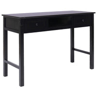 vidaXL Secretária 110x45x76 cm madeira cinzento