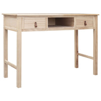 vidaXL Secretária 110x45x76 cm madeira cinzento