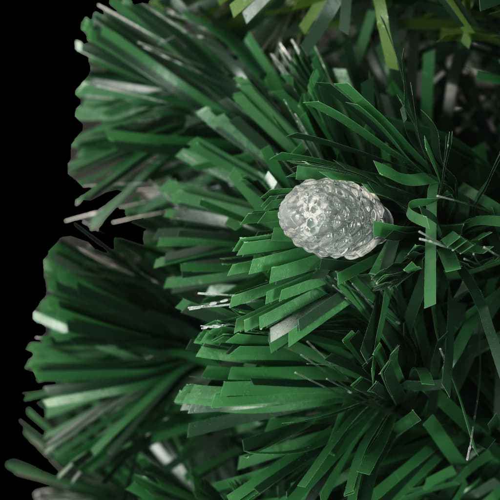 vidaXL Árvore de Natal pré-iluminada c/ suporte e LED 120 cm fibra ótica