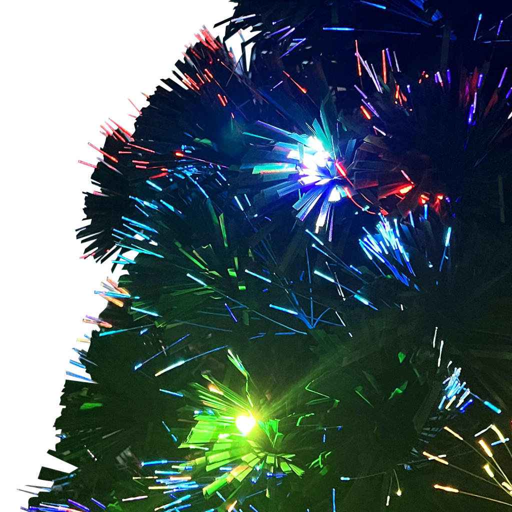 vidaXL Árvore de Natal pré-iluminada c/ suporte e LED 120 cm fibra ótica