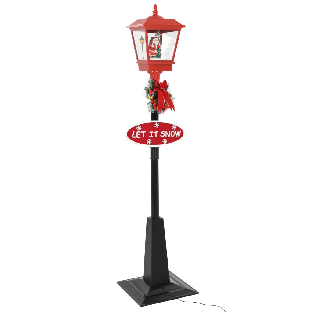 vidaXL Candeeiro de rua natalício com Pai Natal 180 cm LED