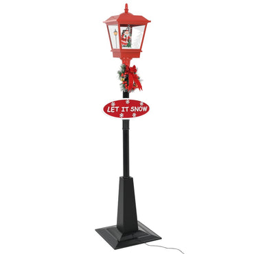 vidaXL Candeeiro de rua natalício com Pai Natal 180 cm LED