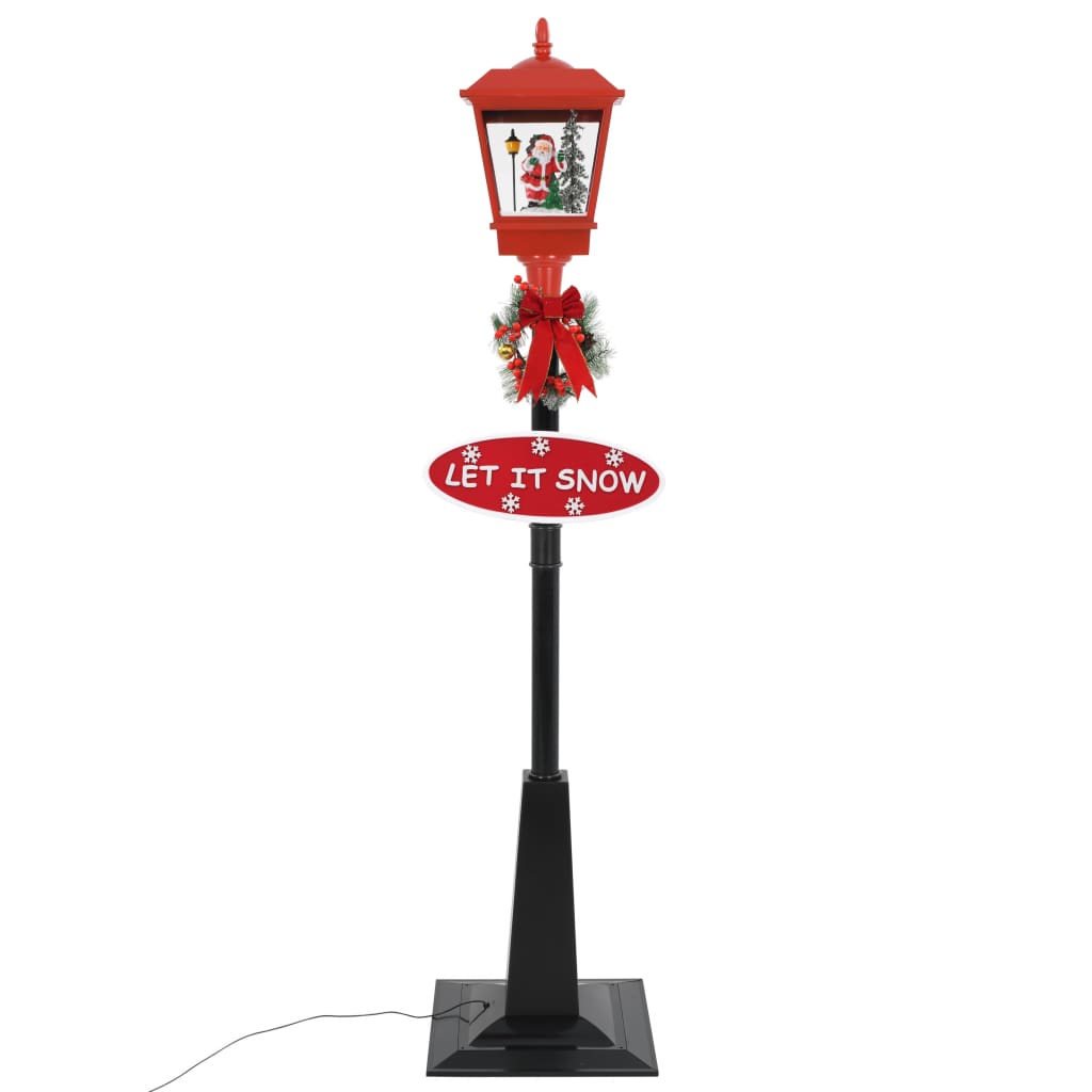 vidaXL Candeeiro de rua natalício com Pai Natal 180 cm LED