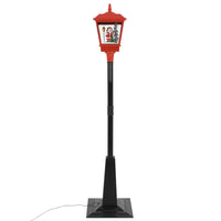 vidaXL Candeeiro de rua natalício com Pai Natal 180 cm LED