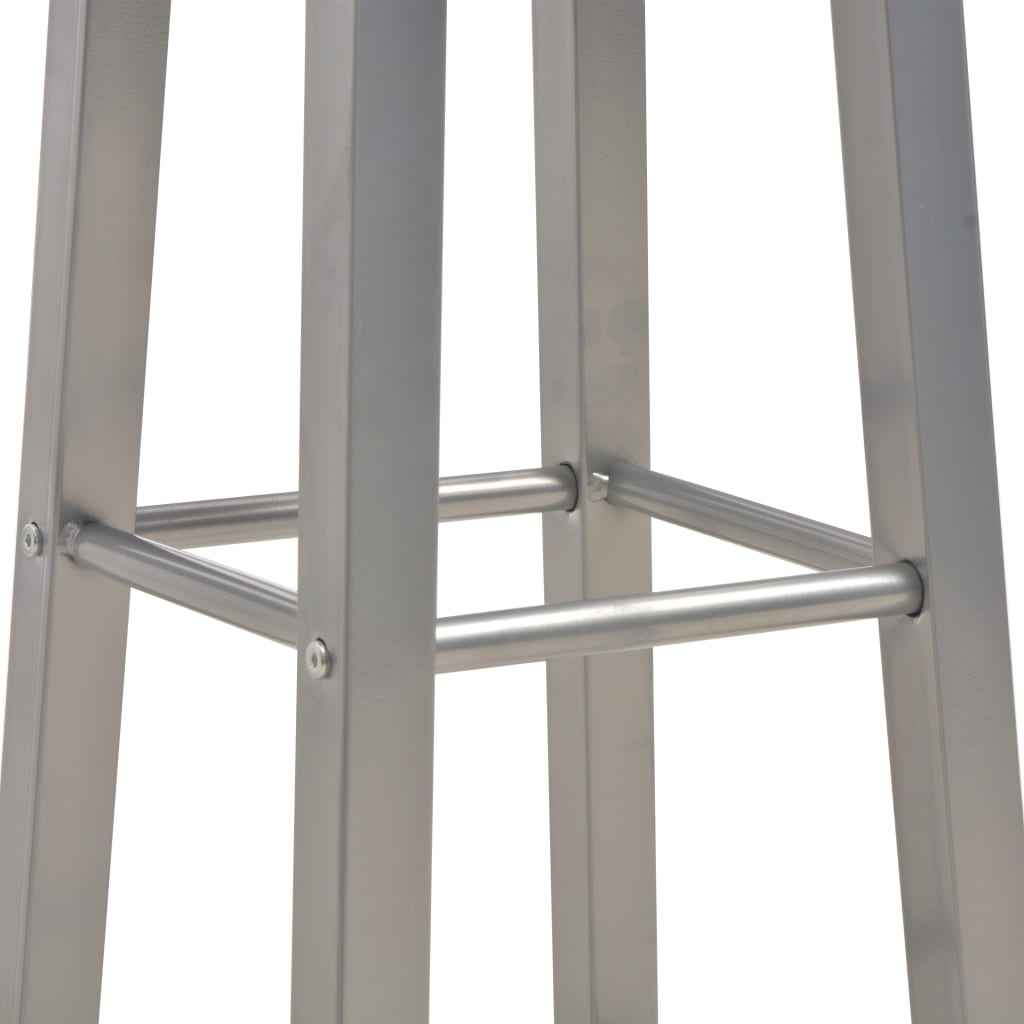 vidaXL Bancos de bar 2 pcs MDF antracite