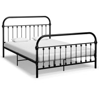 vidaXL Estrutura de cama 100x200 cm metal branco